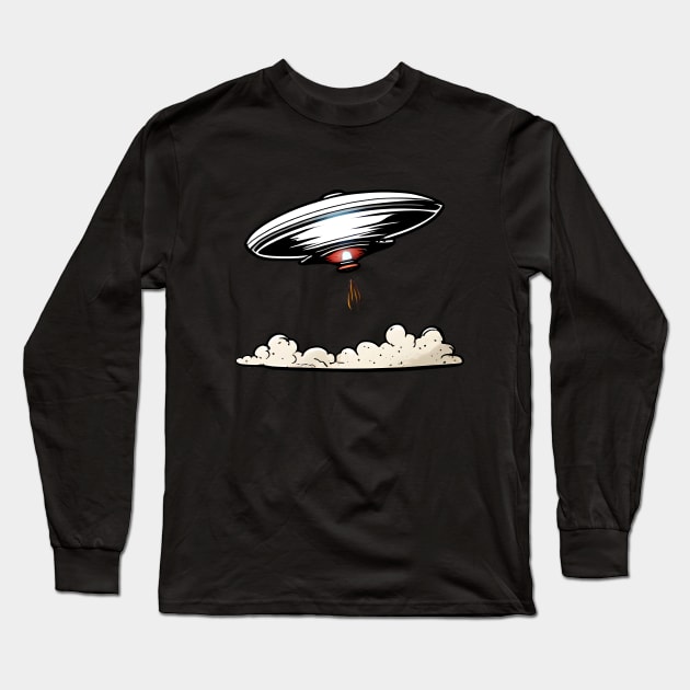 UFO_5 Long Sleeve T-Shirt by Buff Geeks Art